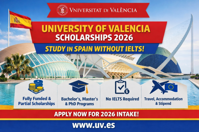 university of valenica scholarship 2026