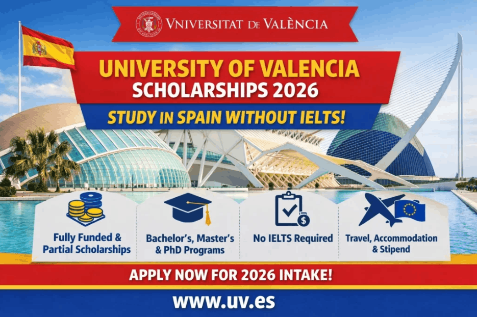 University of Valencia Scholarships 2026