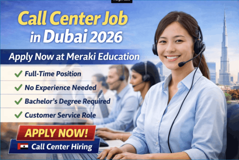 Call Center Job in Dubai