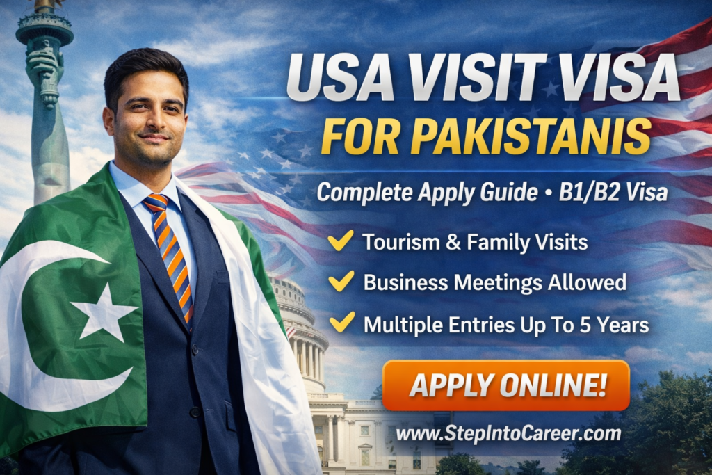 USA Visit Visa for Pakistanis 2026