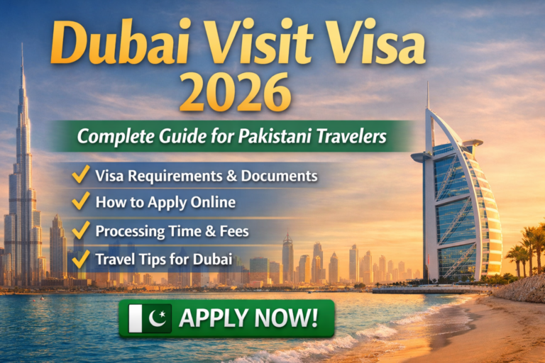 Dubai Visit Visa 2026 - Complete Guide for Pakistanis
