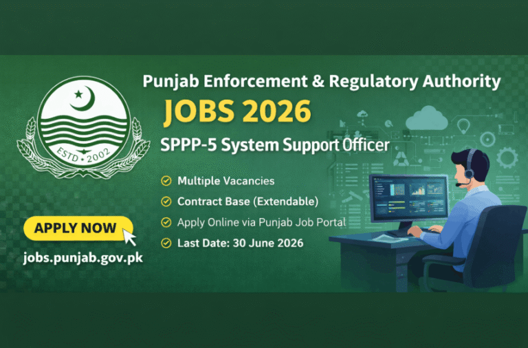 Punjab PERA Jobs 2026