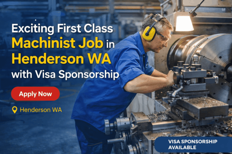 First Class Machinist Job in Henderson WA